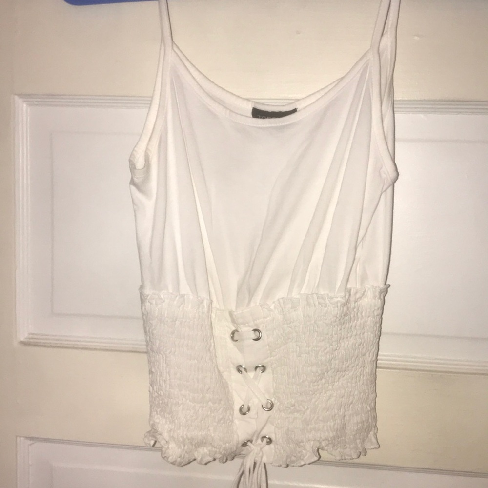 White tank top